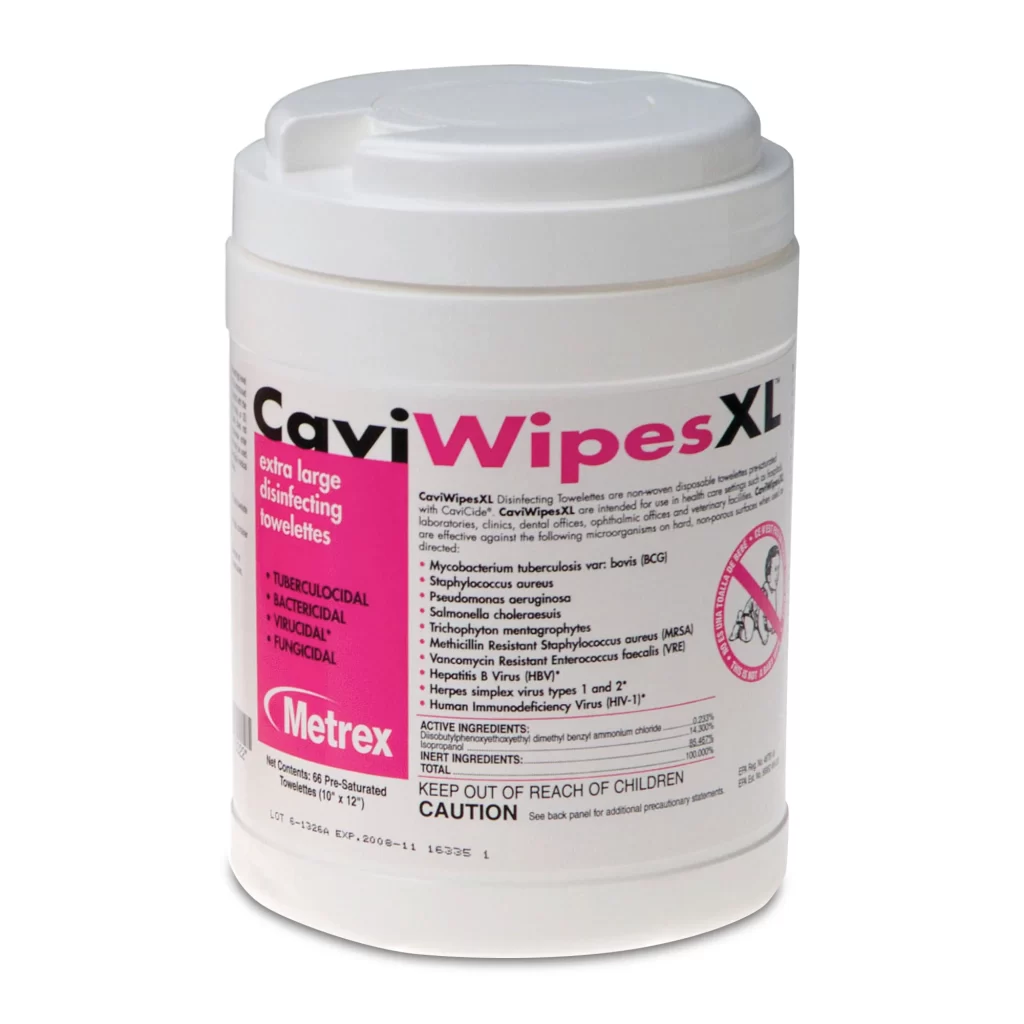 CaviWipes XL Disinfecting Towlettes