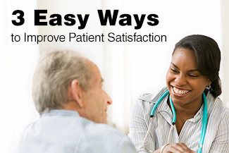 improve patient satistfaction